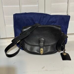 Classic Dooney & Bourke Leather Saddle Bag
